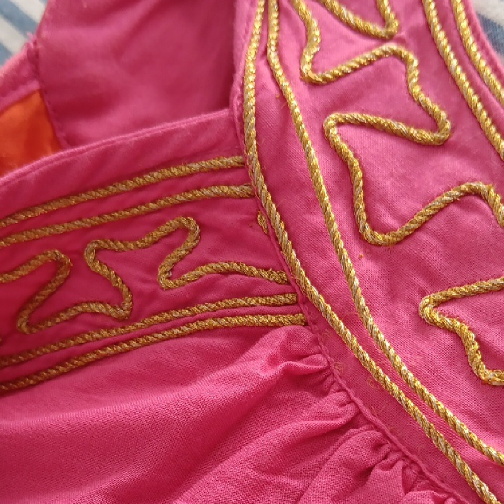Gretchen Scott Designs Pink and Gold Chemise - Picture 9 of 9